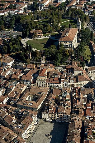 Aereal view of Udine